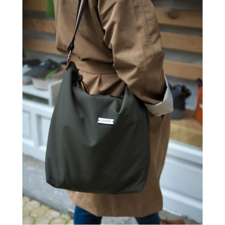 Bolso Bandolera Verde Kaki Grande