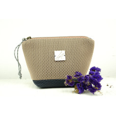 CLUTCH BEIGE NEGRO