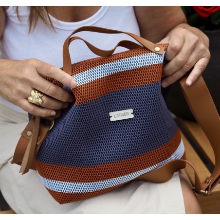 BOLSO A RAYAS MEDIANO