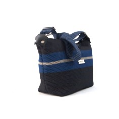 BOLSO A RAYAS AZUL 2
