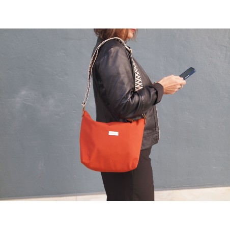 Bolso bandolera color verde Caqui de neopreno