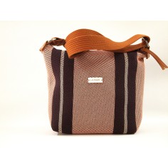 BOLSO ZURRIOLA ROSA Y GRANATE