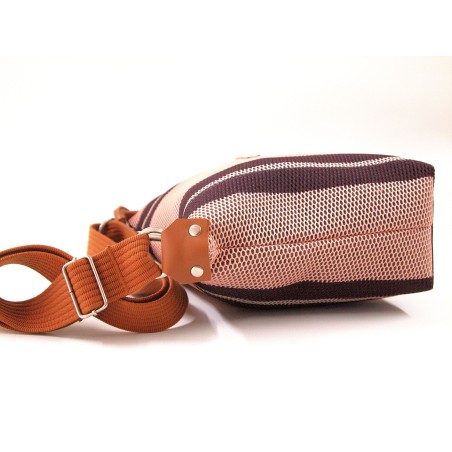 BOLSO ZURRIOLA ROSA Y GRANATE