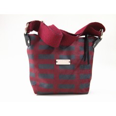 BOLSO PEQUEÑO VELVET AZUL Y GRANATE 2