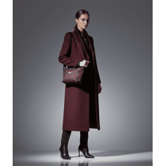 BOLSO PEQUEÑO VELVET AZUL Y GRANATE